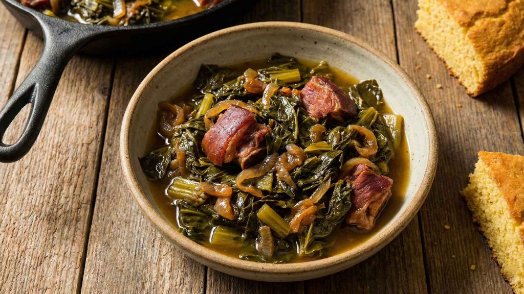 Easy mustard greens recipe